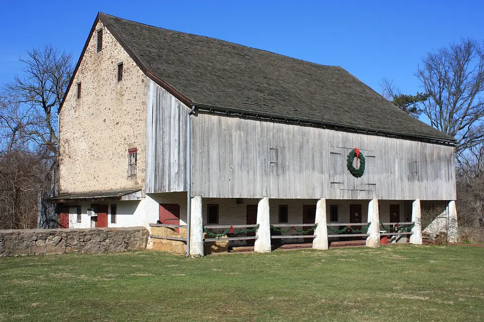 The barn at Graeme Park in Horsham Township